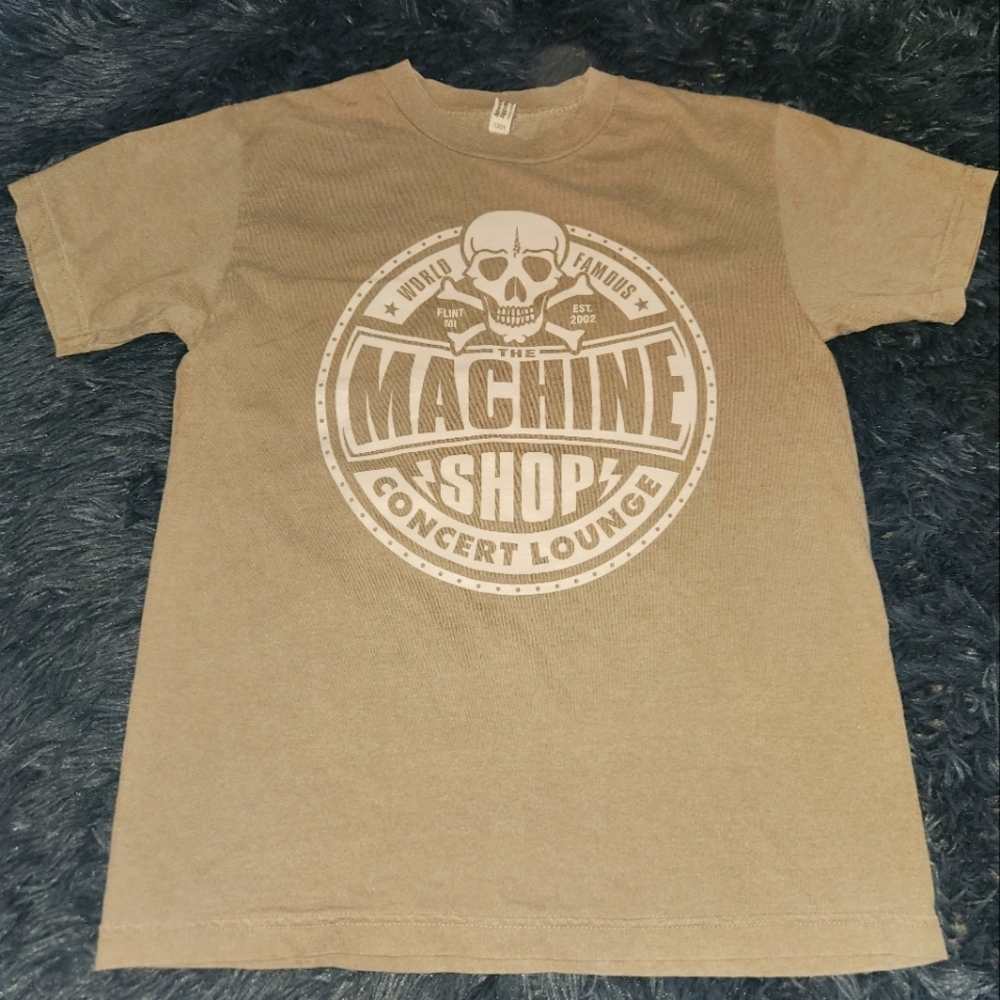 American apparel x the machine shop flint, mi concert lounge tee size small